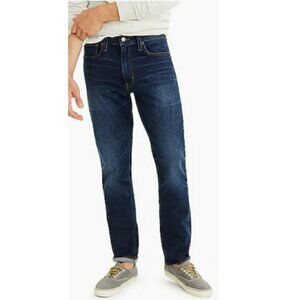 J Crew The Driggs Medium Wash Slim-Straight Jeans 33x32